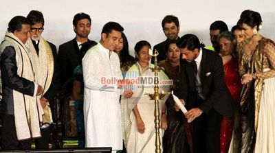 Bolly Celebs with CM Mamata Banerjee at 19th Kolkata International Film Festival launch