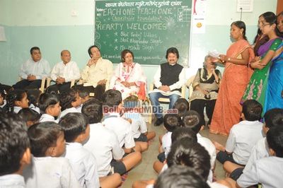 Bolly celebs with underprivileged children at Each One Teach One (EOTO) learning Center