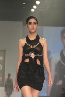 Sonam Kapoor walks the ramp for designer Mark Fast at the Signature International Fashion Week End