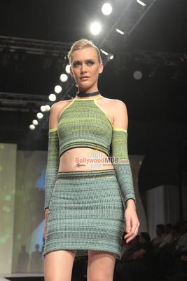 Sonam Kapoor walks the ramp for designer Mark Fast at the Signature International Fashion Week End
