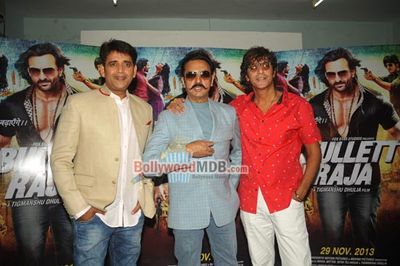 Gulshan Grover, Ravi Kishan, Chunky Pandey at film BULLETT RAJA press meet