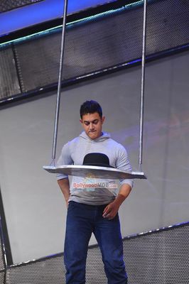 Aamir Khan & Katrina Kaif launch 'Dhoom 3' merchandise at YRF Studios