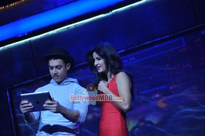 Aamir Khan & Katrina Kaif launch 'Dhoom 3' merchandise at YRF Studios