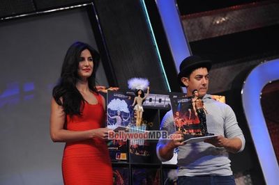 Aamir Khan & Katrina Kaif launch 'Dhoom 3' merchandise at YRF Studios