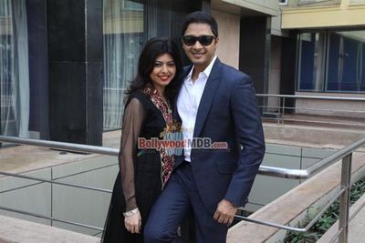 Shreyas Talpade with wife Deepti Talpade launches his second home production film