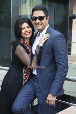 Shreyas Talpade with wife Deepti Talpade launches his second home production film