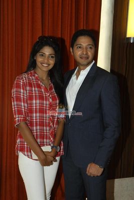 Shreyas Talpade with wife Deepti Talpade launches his second home production film