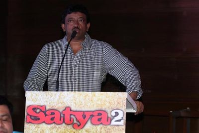 Ram Gopal Varma, Aradhana Gupta, Anaika Soti, Puneet Singh at film 'SATYA 2' theatrical trailer launch