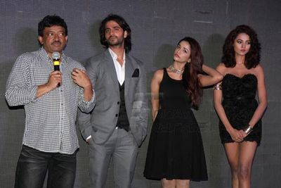 Ram Gopal Varma, Aradhana Gupta, Anaika Soti, Puneet Singh at film \'SATYA 2\' theatrical trailer launch