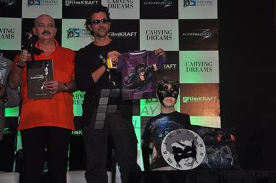 Hrithik Roshan with father Rakesh Roshan launches KRRISH 3 merchandise