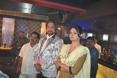 Ashima Sharma with Shakti Kapoor at film 'Mumbai Can Dance Saalaa' item song shoot