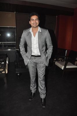 Pushkar Jog & Armeena Rana Khan at music launch of film 'It's Too Much'
