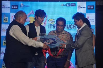 Pushkar Jog & Armeena Rana Khan at music launch of film 'It's Too Much'