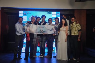 Pushkar Jog & Armeena Rana Khan at music launch of film 'It's Too Much'
