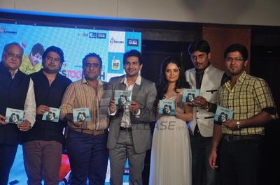 Pushkar Jog & Armeena Rana Khan at music launch of film \'It\'s Too Much\'