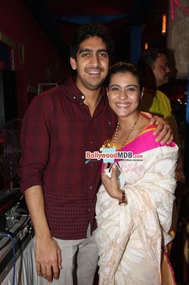Kajol among Bolly Celebs at the North Bombay Sarbojanin Durga Puja celebrations