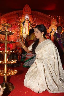 Kajol & Rani Mukherjee at North Bombay Sarbojanin Durga Puja celebrations