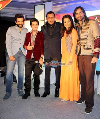 Mithun Chakraborty and Jay Bhanushali at the launch of dance reality show Dance India Dance