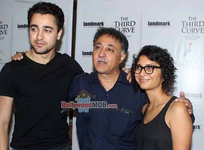 Imran Khan & Kiran Rao at Mansoor Khan's book 'The Third Curve' launch