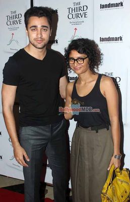 Imran Khan & Kiran Rao at Mansoor Khan's book 'The Third Curve' launch