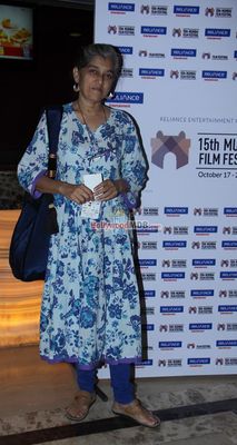 Ratna Pathak and Amol Palekar at 15th Mumbai Film Festival