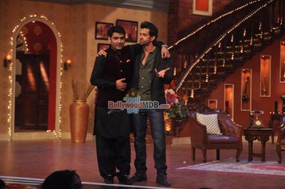 Hrithik Roshan promotes film 'Krrish 3' on the sets of Comedy Nights with Kapil