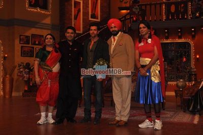 Hrithik Roshan promotes film 'Krrish 3' on the sets of Comedy Nights with Kapil