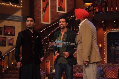 Hrithik Roshan promotes film 'Krrish 3' on the sets of Comedy Nights with Kapil