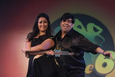 Stars with Celeb contestants at the launch of STAR PLUS Dance Reality Show 'NACH BALIYE 6'