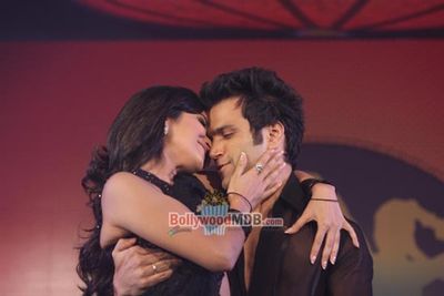 Stars with Celeb contestants at the launch of STAR PLUS Dance Reality Show 'NACH BALIYE 6'