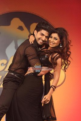 Stars with Celeb contestants at the launch of STAR PLUS Dance Reality Show 'NACH BALIYE 6'