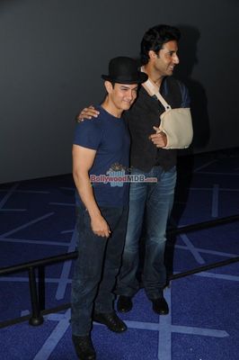 Aamir Khan & Abhishek Bachchan launch 'DHOOM 3' dialogue trailer