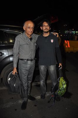 Bollywood Celebs snapped departing for South Africa for SAIFTA 2013 at Mumbai International Airport