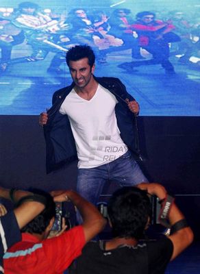 Ranbir Kapoor launches song "Aare Aare" from 'BESHARAM' in Filmcity
