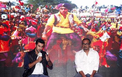 Ranbir Kapoor launches song "Aare Aare" from 'BESHARAM' in Filmcity
