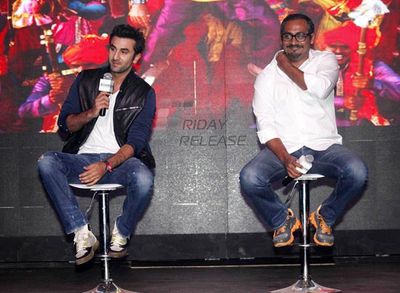 Ranbir Kapoor launches song "Aare Aare" from 'BESHARAM' in Filmcity