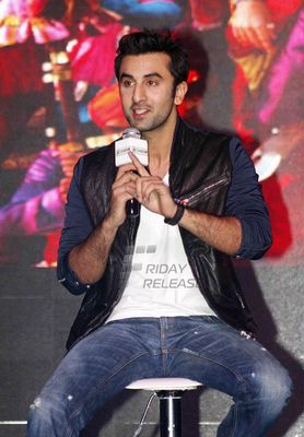 Ranbir Kapoor launches song "Aare Aare" from \'BESHARAM\' in Filmcity