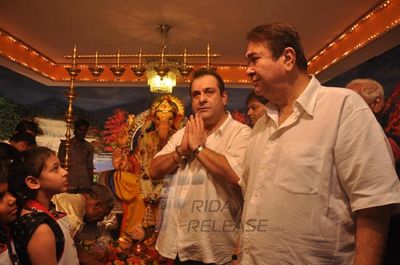 Randhir Kapoor & Rajiv Kapoor celebrate Ganesh Festival at RK Studios