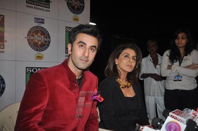 Ranbir Kapoor & Neetu Singh promotes 'Besharam' on KBC 7
