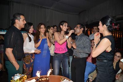 Bolly Celebs at Tulip Joshi's birthday bash