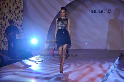 Shazahn Padamsee walks the ramp at new Autumn Collection launch by MADAME