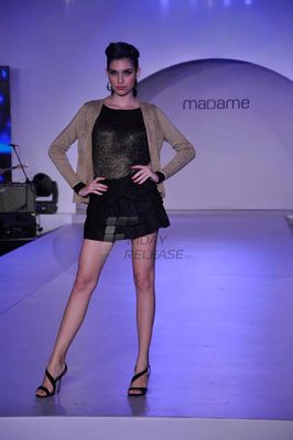 Shazahn Padamsee walks the ramp at new Autumn Collection launch by MADAME