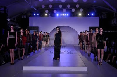 Shazahn Padamsee walks the ramp at new Autumn Collection launch by MADAME