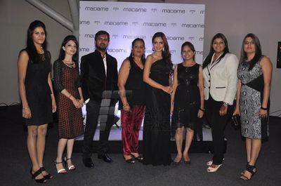 Shazahn Padamsee walks the ramp at new Autumn Collection launch by MADAME