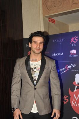 Monica Dogra & Girish Taurani at Miss Maxim 2014 launch bikini fashion show