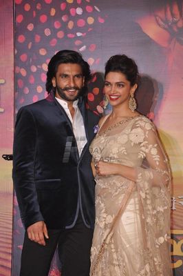 Ranveer Singh, Deepika Padukone, Sanjay Leela Bhansali at film Ram Leela first look trailer launch