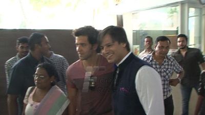 Hrithik Roshan, Kangana Ranaut, Vivek Oberoi, Rakesh Roshan at the Music Launch of Krrish 3