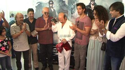 Hrithik Roshan, Kangana Ranaut, Vivek Oberoi, Rakesh Roshan at the Music Launch of Krrish 3