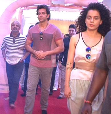 Hrithik Roshan, Kangana Ranaut, Vivek Oberoi, Rakesh Roshan at the Music Launch of Krrish 3