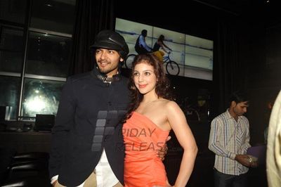 Stars of the film 'BAAT BANN GAYI' at its music launch at HARD ROCK CAFE